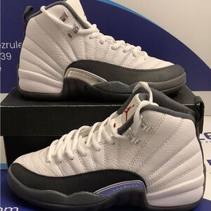 Air Jordan 12 Dark Grey Kids Size 4y